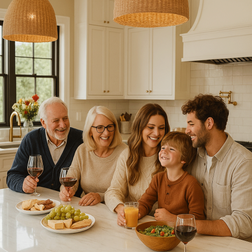 Modern home bathroom with bathtub against wooden paneling