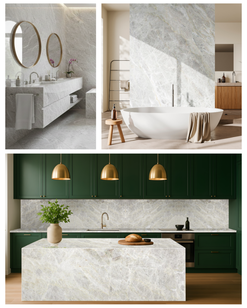 Quartzito Avalon: serenidade estética com performance no uso