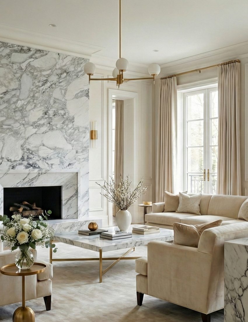 Refined Classics: A elegância atemporal do mármore